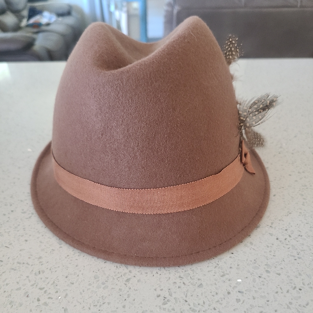 San Diego hat company-100% wool-Feather hat - Picture 2 of 9